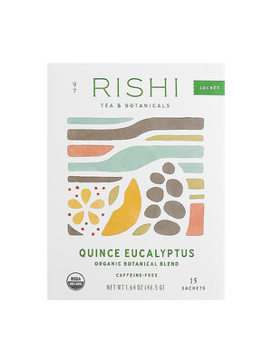 Rishi "Quince Eucalyptus" Organic Botalical Blend Caffeine-Free Tea, 15 Sachets, Milwaukee, Wisconsin