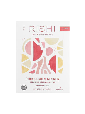 Rishi "Pink Lemon Ginger" Organic Botanical Blend Caffeine-Free Tea, 15 Sachets, Milwaukee, Wisconsin