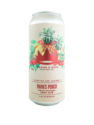 Crowns & Hops Brewing "Mama's Punch" Fruit PunchTart Ale 16oz can - Santa Rosa, CA