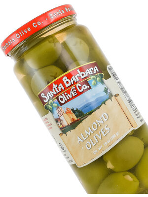 Santa Barbara Olive Co. "Almond" Olives 10oz Jar