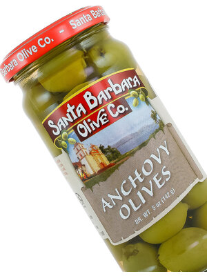 Santa Barbara Olive Co. "Anchovy" Olives 5oz Jar