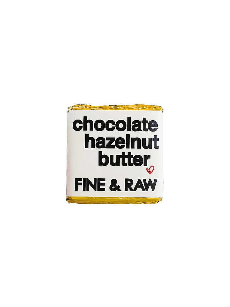 Fine & Raw "Chocolate Hazelnut Butter" Chunk 1oz Bar, Brooklyn, New York