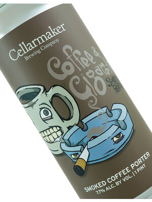 Cellarmaker Brewing "Coffee & Cigarettes" Smoked Porter 16oz can - Oakland, CA