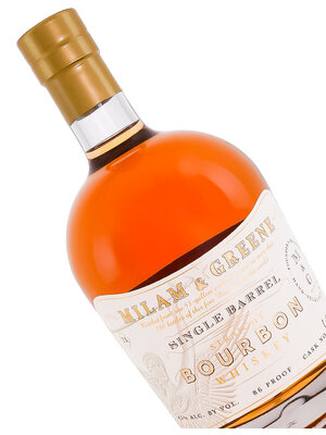 Milam & Greene Single Barrel Straight Bourbon Whiskey, Distilled In Tennessee, Bottled In Texas