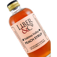 Liber & Co "Yakima Valley Peach" Syrup 9.5oz Bottle, Austin, Texas