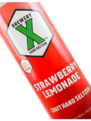 Brewery X "Strawberry Lemonade" Hard Seltzer 12oz can - Anaheim, CA
