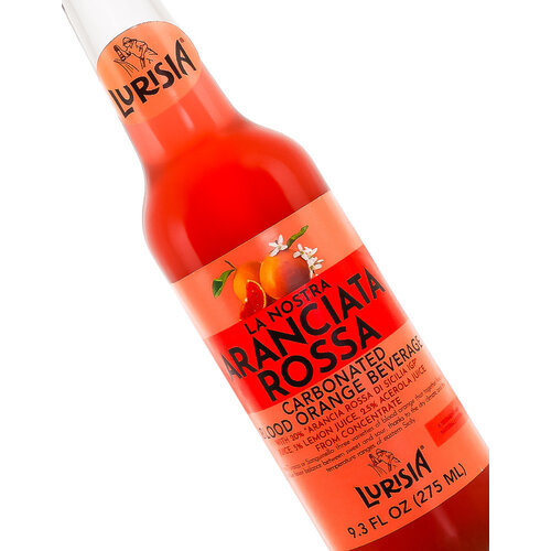 Lurisia La Nostra "Aranciata Rossa" Carbonated Blood Orange Beverage 275ml Bottle, Italy Lurisia La Nostra "Aranciata Rossa" Carbonated Blood Orange Beverage 275ml Bottle, Italy