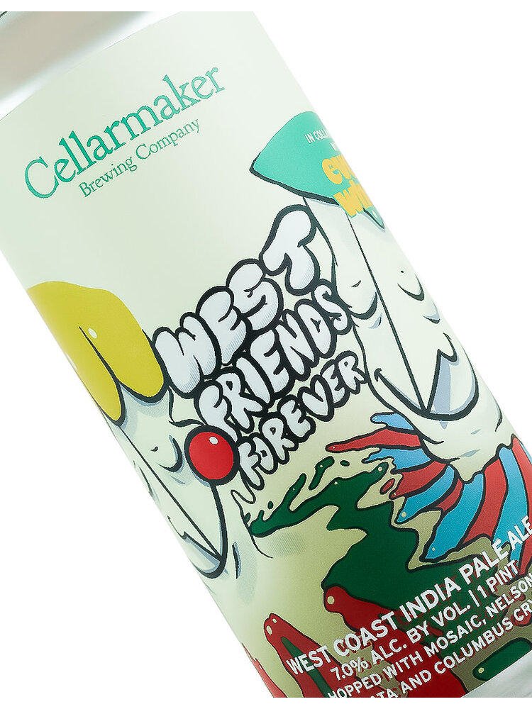 Cellarmaker Brewing/Everywhere Beer "West Friends Forever" West Coast India Pale Ale 16oz Can - Oakland, CA