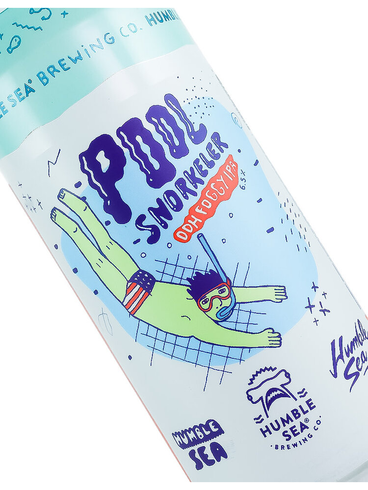 Humble Sea Brewing "Pool Snorkeler" DDH Foggy IPA 16oz Can - Santa Cruz, CA