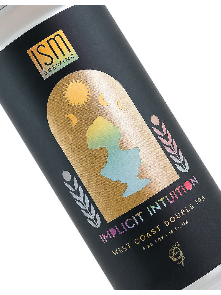 ISM Brewing "Implicit Intuition" West Coast Double IPA 16oz can - Long Beach, CA