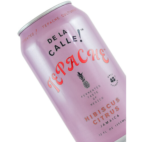 De La Calle! Tepache "Hibiscus Citrus Jamaica" Non Alcoholic 12oz can - Los Angeles, CA