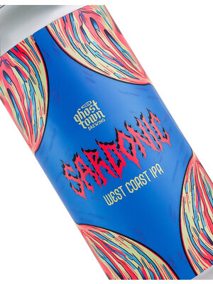 Ghost Town Brewing "Sardonic" West Coast IPA 16oz Can - Oakland, CA
