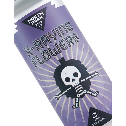 North Park Beer "X-Raying Flowers" TDH Hazy DIPA 16oz Can - San Diego, CA North Park Beer "X-Raying Flowers" TDH Hazy DIPA 16oz Can - San Diego, CA