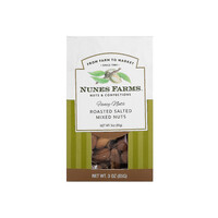 Nunes Farms Mixed Roasted Salted Nuts 3oz Box, Newman, California