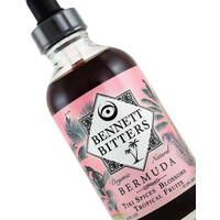 Bennett Bitters "Bermuda" Tiki Spices Blossoms Tropical Fruits 4oz Bottle, New York