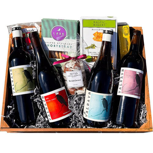 "Sonoma Spectacular" Valravn Four Bottle Gift Basket