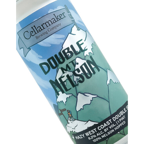 Cellarmaker Brewing "Double Mt. Nelson" Hazy West Coast Double IPA 16oz can - Oakland, CA