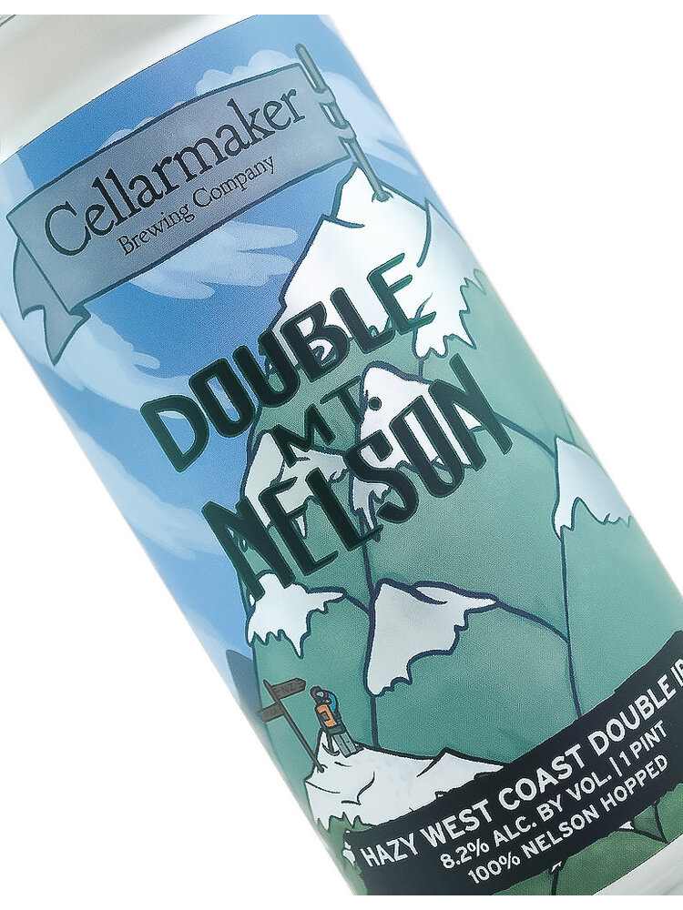Cellarmaker Brewing "Double Mt. Nelson" Hazy West Coast Double IPA 16oz can - Oakland, CA