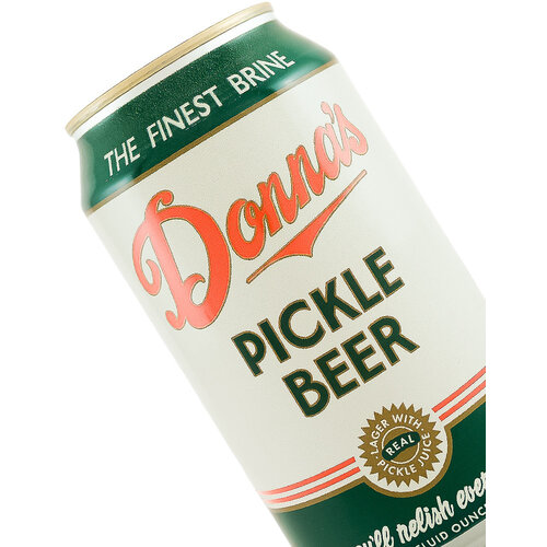 Donna's "Pickle Beer" Lager With Pickle Juice 12oz Can - Chicago, IL