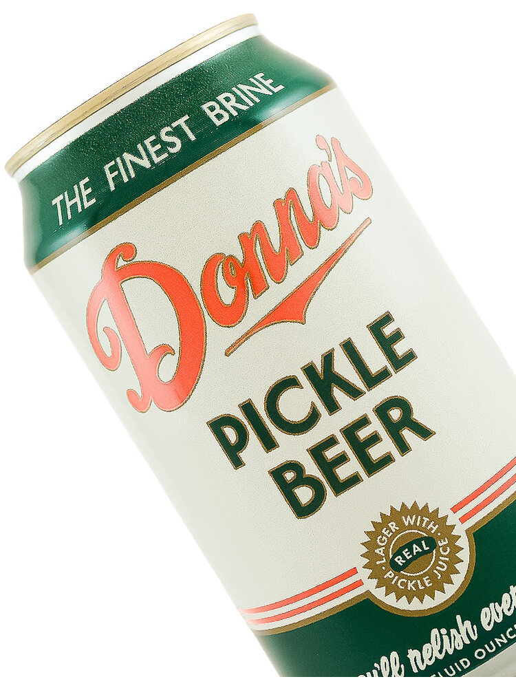 Donna's "Pickle Beer" Lager With Pickle Juice 12oz Can - Chicago, IL