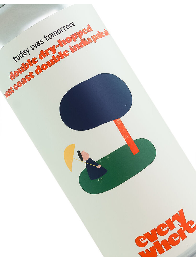 Everywhere Beer "Today Was Tomorrow" Double Dry-Hopped West Coast Double India Pale Ale 16oz Can - Orange, CA