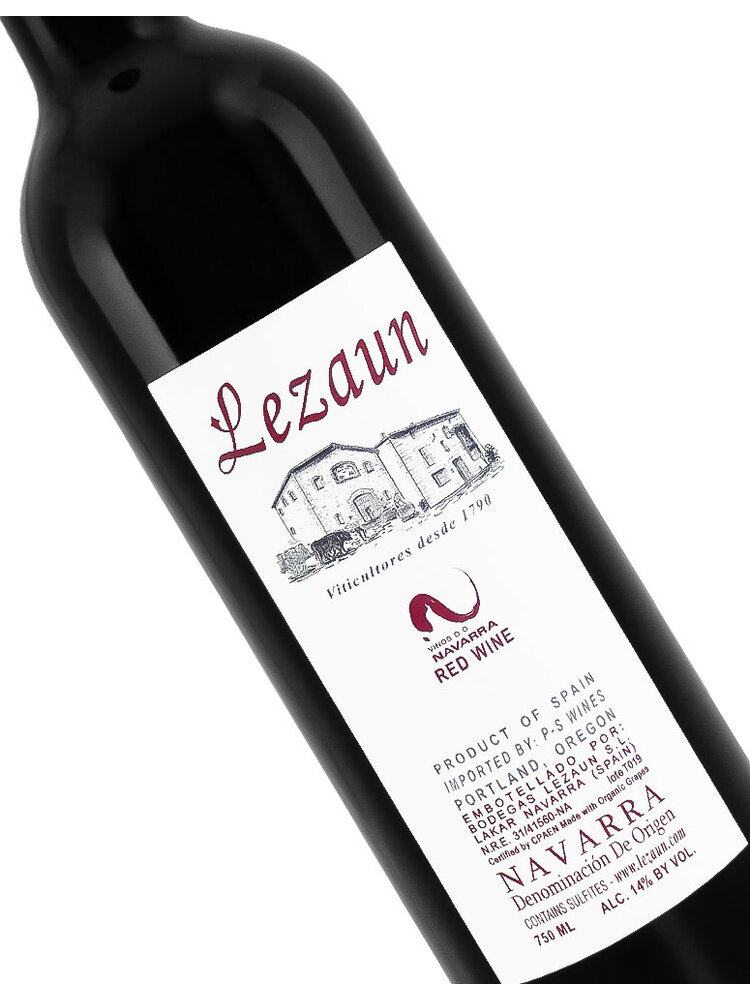 Lezaun 2022 Organic Tempranillo, Navarra Spain
