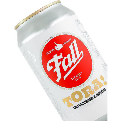 Fall Brewing "Tora!" Japanese Lager 12oz Can - San Diego, CA