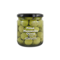 Losada Pitted Manzanilla Olives 12oz Jar, Spain