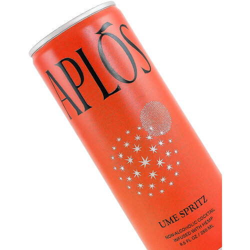 Aplos "Ume" Spritz Non-Alcoholic Cocktail Infused With Hemp 250ml Can