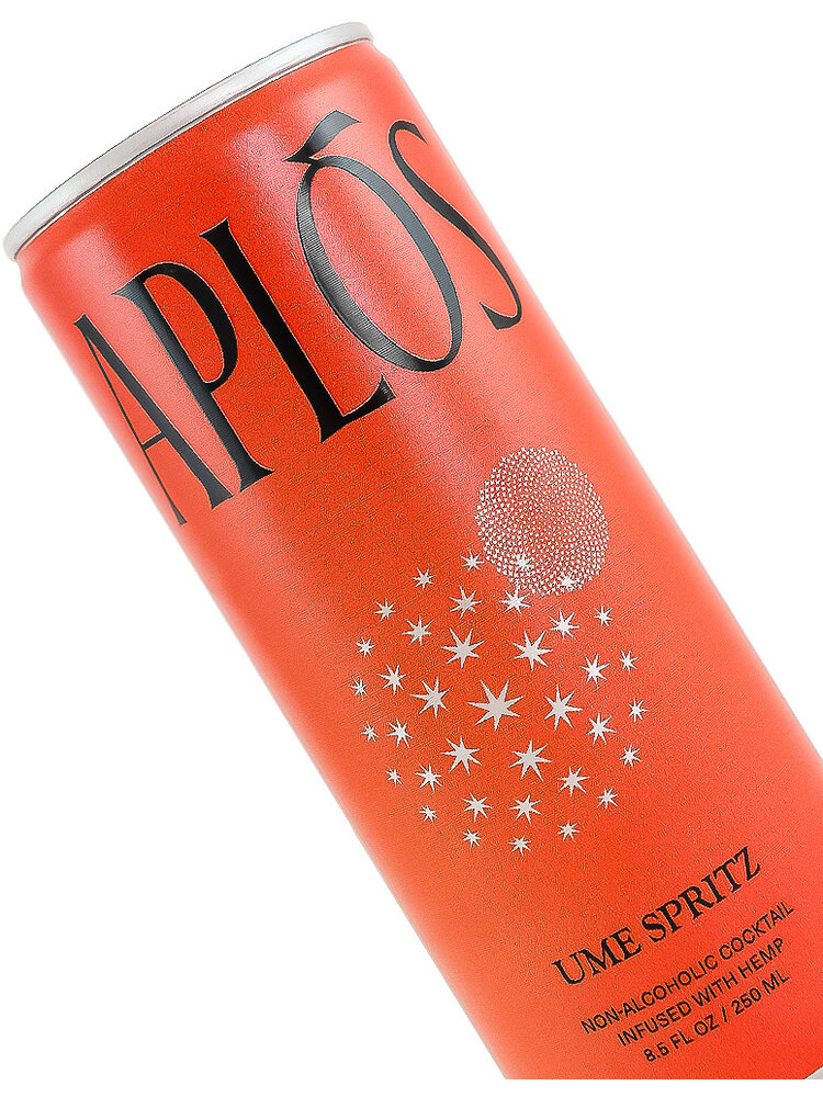Aplos "Ume" Spritz Non-Alcoholic Cocktail Infused With Hemp 250ml Can