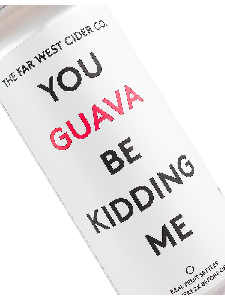 Far West Cider "You Guava Be Kidding Me" California Cider 16oz Can - Napa, CA