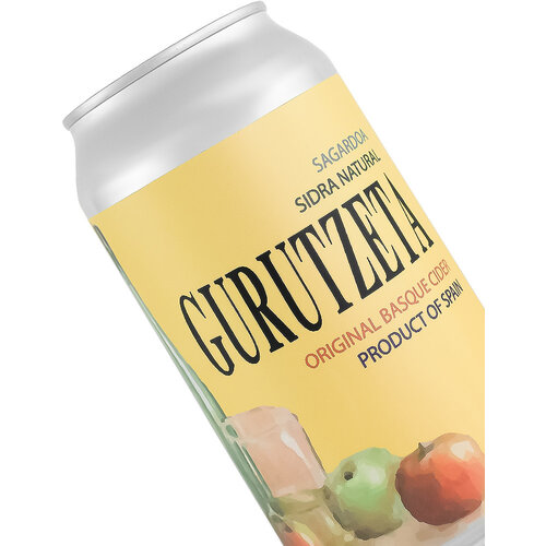 Gurutzeta Sagardoa "Original" Basque Cider 12oz Can - Spain Gurutzeta Sagardoa "Original" Basque Cider 12oz Can - Spain