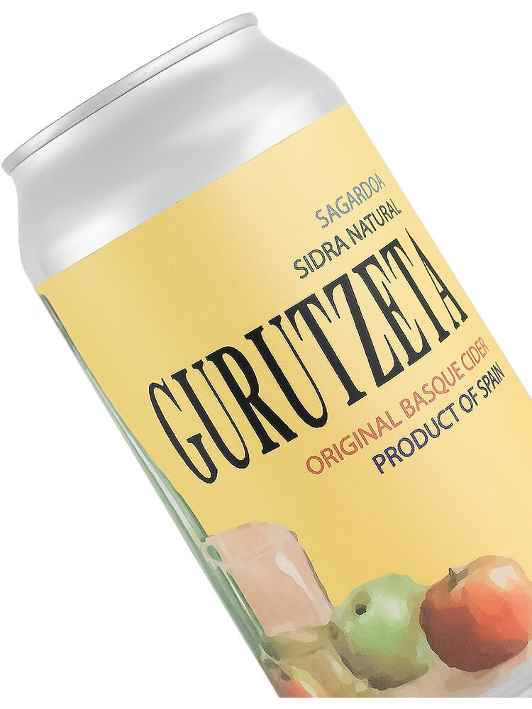 Gurutzeta Sagardoa "Original" Basque Cider 12oz Can - Spain