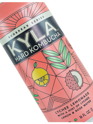Kyla Hard Kombucha "Lychee Lemonade" Sunbreak Series 16oz Can - Hood River, OR