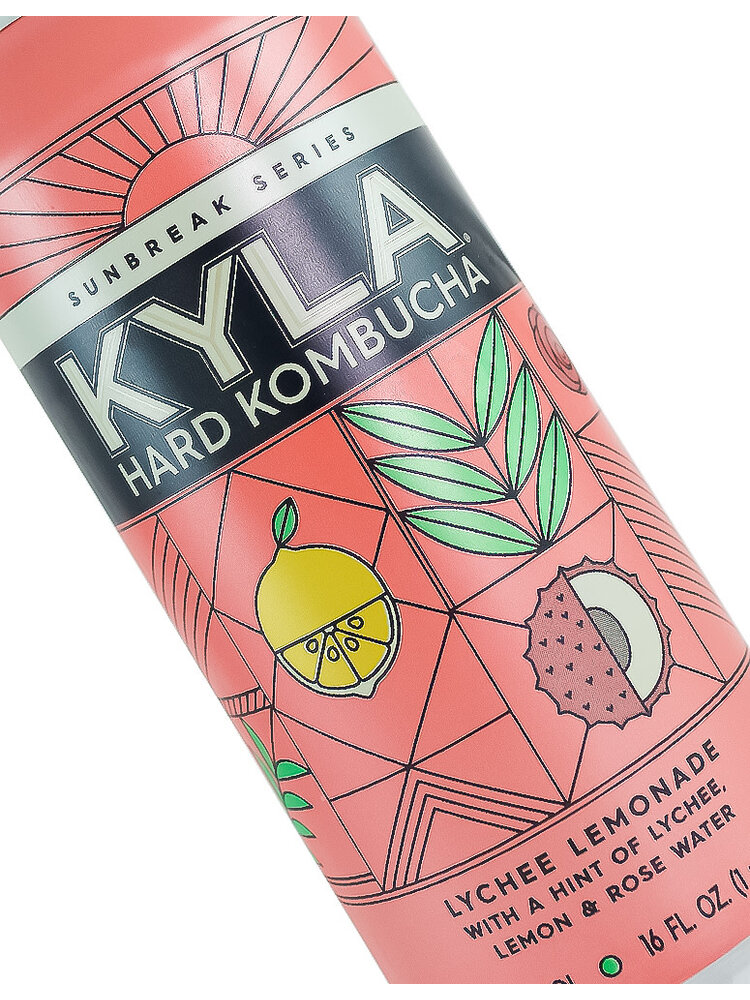 Kyla Hard Kombucha "Lychee Lemonade" Sunbreak Series 16oz Can - Hood River, OR