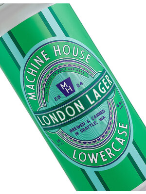 Lowercase Brewing/Machine House Brewery "London Lager" 16oz Can - Seattle, WA