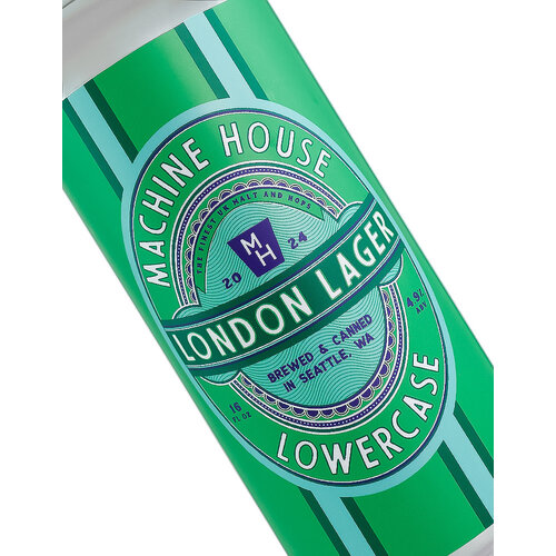 Lowercase Brewing/Machine House Brewery "London Lager" 16oz Can - Seattle, WA Lowercase Brewing/Machine House Brewery "London Lager" 16oz Can - Seattle, WA