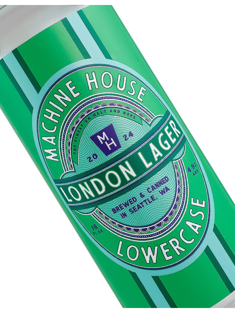 Lowercase Brewing/Machine House Brewery "London Lager" 16oz Can - Seattle, WA
