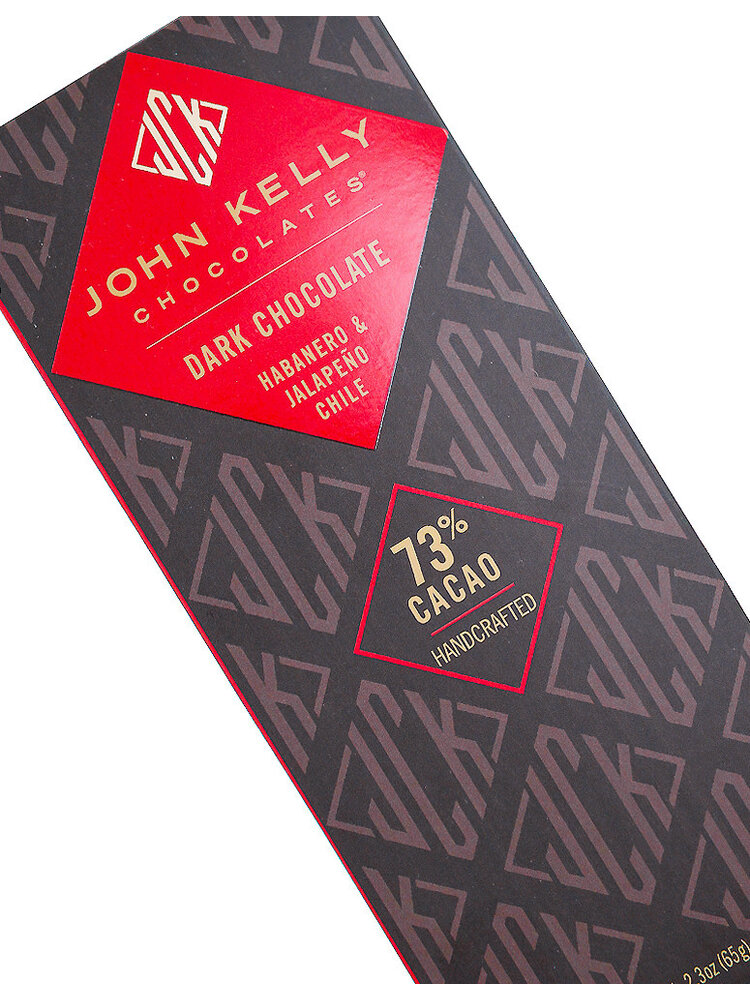 John Kelly Dark Chocolate Habanero & Jalapeno Chile Bar 2.3oz, Los Angeles, California