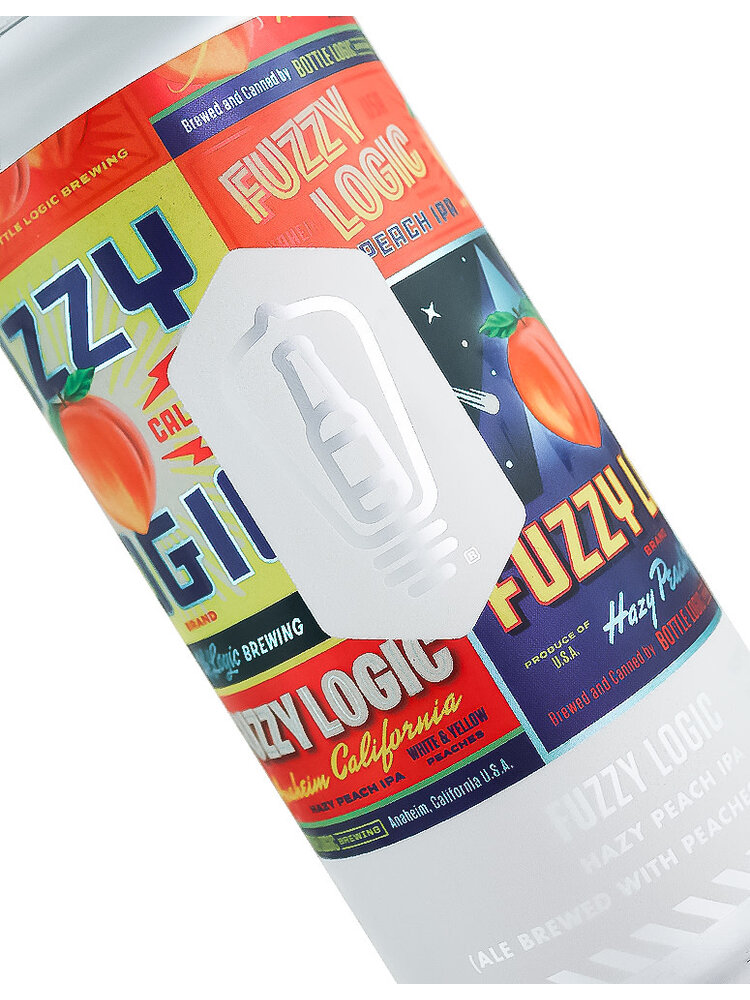 Bottle Logic Brewing "Fuzzy Logic" Hazy Peach IPA 16oz Can - Anaheim, CA