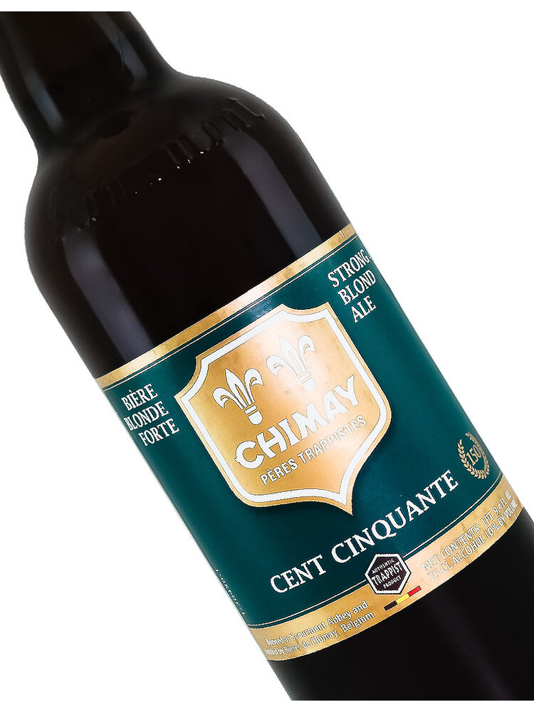 Chimay "Cent Cinquante" Biere Blonde Forte (Green Label) 750ml Bottle - Belgium
