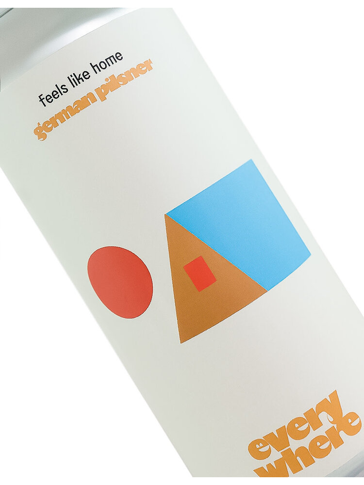 Everywhere Beer "Feels Like Home" German Pilsner 16oz Can - Orange, CA