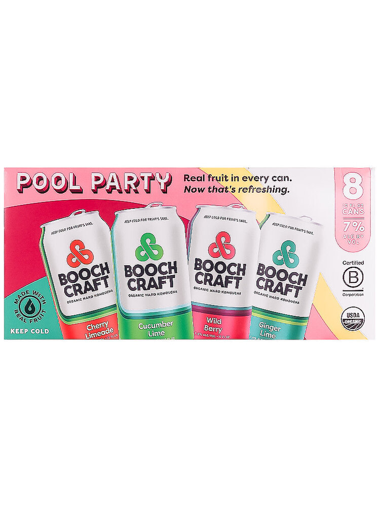 Booch Craft Organic Hard Kombucha Brunch Bunch Variety Pack 12oz Cans - Chula Vista, CA