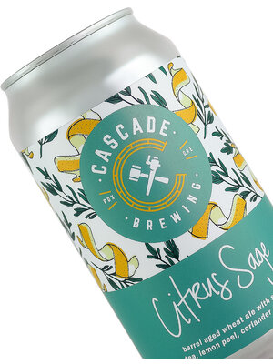 Cascade Brewing "Citrus Sage" Barrel-Aged Wheat Ale 12oz Can - Portland, OR