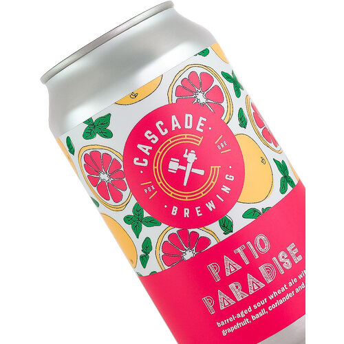 Cascade Brewing "Patio Paradise" Barrel-Aged Sour Wheat Ale 12oz Can - Portland, OR Cascade Brewing "Patio Paradise" Barrel-Aged Sour Wheat Ale 12oz Can - Portland, OR