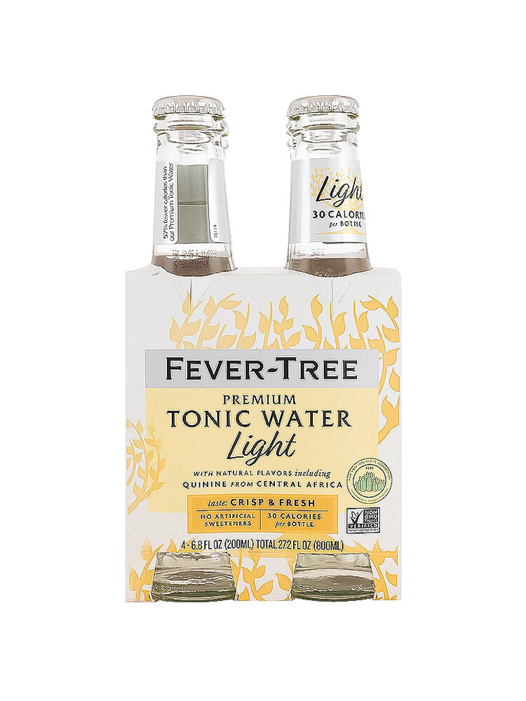 Fever-Tree Premium Light Tonic Water 6.8oz Bottle - 4pk