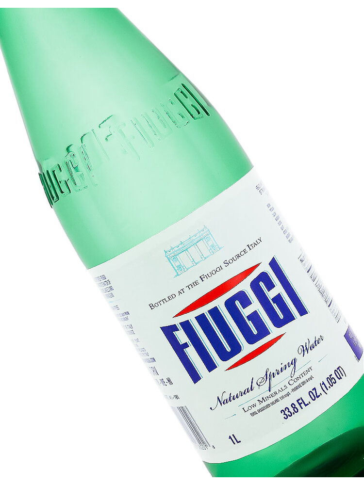 Fiuggi Natural Spring Water 1 Liter Bottle, Italy