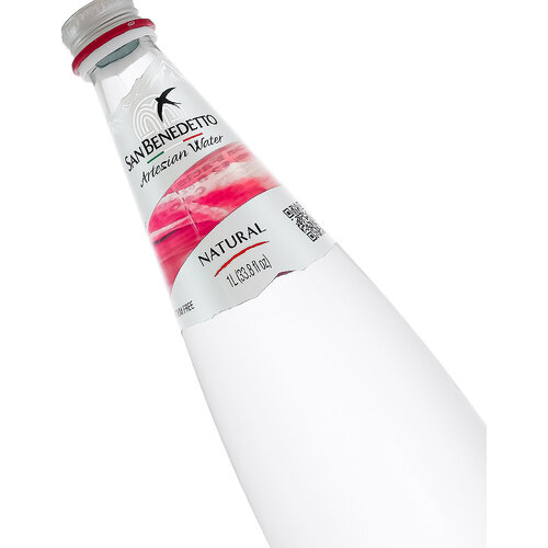 San Benedetto Natural Water 1 Liter Bottle, Italy San Benedetto Natural Water 1 Liter Bottle, Italy