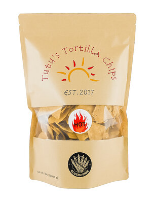Tutu's "Spicy" Tortilla Chips 10oz Bag, La Quinta, California