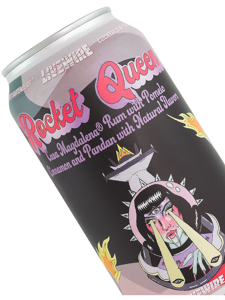 Livewire "Rocket Queen" Casa Magdalena Rum With Pomelo Cinnamon And Pandan 355ml Can, Ventura, California